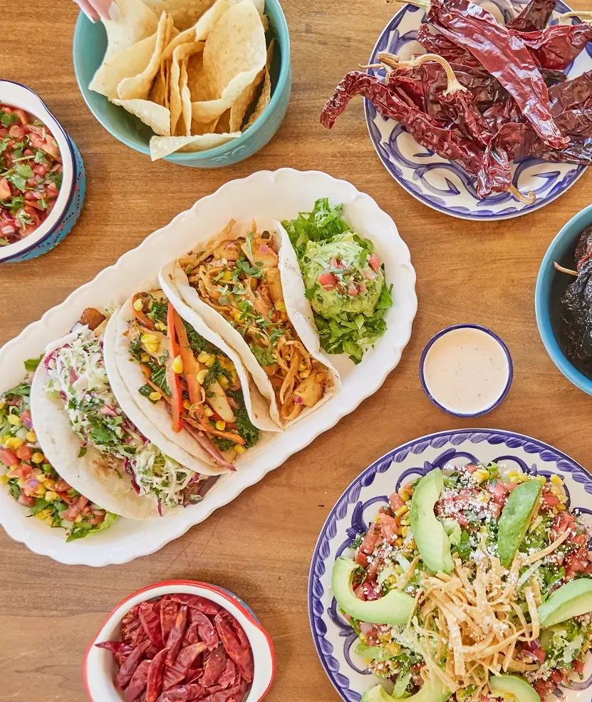 LUNCH AND DINNER MENU — Taco Ocho